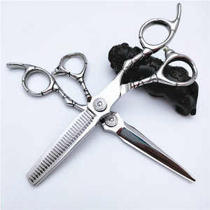 Tijeras de Peluquería Inoue Kasei de 6.0 Pulgadas, Tijeras de Entresacar de Acero Inoxidable 440C para Diestros, Uso en Salones de Belleza - Product Image 1