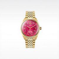 Montre de luxe en acier inoxydable à quartz