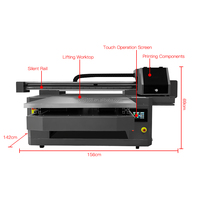 Imprimante UV rotative à double tête I1600 de qualité industrielle 360 Imprimante d'étiquettes à encre UV 6090 rouleau à rouleau pour les fermes avec garantie de 3 ans