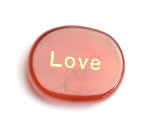 Pierres gravées avec des mots inspirants, galets plats, cristaux de guérison, pierres précieuses, mots positifs, pierres de poche pour la paix d'esprit, amour, joie - Product Image 5
