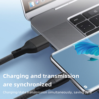 Câble de données de charge rapide en nylon tressé personnalisé en usine, très vendu pour Huawei/Xiaomi/Téléphone/Samsung