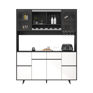 <span class=keywords><strong>Meuble</strong></span> à vin d'<span class=keywords><strong>angle</strong></span> moderne en verre avec rangement pour salon et <span class=keywords><strong>bar</strong></span> à domicile - Product Image 3