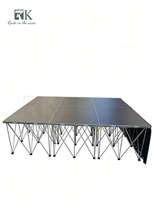 Portable Aluminum <b>Stage</b> <b>Platform</b> With Anti Slip Surface For Indoor Outdoor Events - Product Image 1