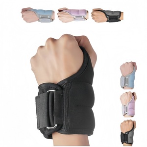 Adjustable Running <b>Strength</b> <b>Training</b> Walking Exercises Thumb Loops Lock Ankle Weights Weighted Gloves Neoprene Durable for Men - Product Image 1