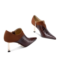 Chaussures de bureau à talons hauts en cuir de haute qualité, faites à la main, fournisseur en gros