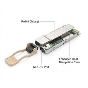 Módulo Óptico QSFP56-200G-SR4 200G SR4 en Oferta, 850nm 100M, Conector MPO-12 para Red Ethernet de Alta Velocidad - Product Image 4
