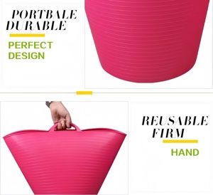 Outdoor Custom <strong>Flexible</strong> Tubtrug Household Water <strong>Buckets</strong> Mop <strong>Buckets</strong> - Product Image 3