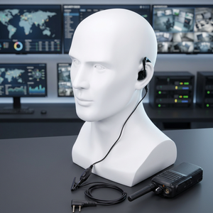 Auricular con Reducción de Ruido de <span class=keywords><strong>2</strong></span> Pines, Micrófono PTT, Audio Nítido, Manos Libres para Baofeng UV5R Kenwood KPG29D KPG48D - Product Image 2