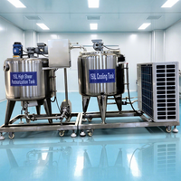 Promotion : Cuve de Pasteurisation et de Fermentation en Acier Inoxydable 100L, 150L, 200L, 300L pour Crème Glacée, Lait et Jus – Machine de Refroidissement et Pasteurisation