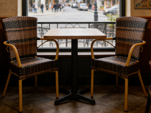 Yoshen cafe peacock <strong>chair</strong> <strong>aluminum</strong> <strong>bamboo</strong> garden rattan <strong>chair</strong> outdoor furniture <strong>aluminum</strong> with sling back <strong>chair</strong> no ys5606 - Product Image 6