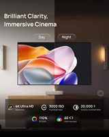 Projecteur XGIMI MIRA Pro 4K RGB Triple Laser UST 3000 Lumens ISO Google TV 110% BT.2020 36W 2000:1 Ultra Courte Portée