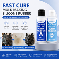 TIMESRUI Laris Manis 8oz Platinum Cure Silicone Mold Making Kit untuk Cetakan Kue Karet Fleksibel Kekerasan 15 Shore A Tidak Beracun