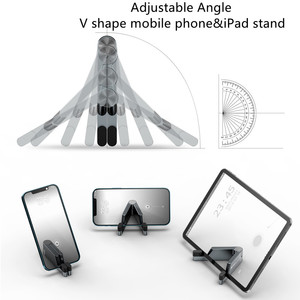 Boneruy Biểu Tượng Tùy Chỉnh <span class=keywords><strong>V</strong></span> <span class=keywords><strong>Shape</strong></span> Phổ Di Động Linh Hoạt Điện Thoại Di Động Bàn Đứng - Product Image 6