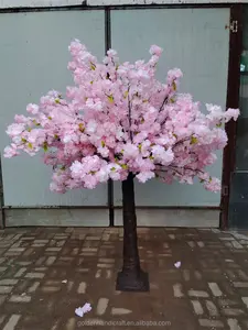 QSLH Ti153 japon sakura ağacı büyük 2.7m çiçekli ağaçlar ipek pembe kiraz çiçeği ağacı kapalı düğün açık parti