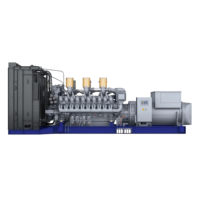 Generador Diésel de Arranque y Parada Automáticos, 1500 rpm, 530 kW/50 Hz/60 Hz, Control Remoto, Bajo Ruido, Refrigerado por Agua, Arranque Eléctrico de 12 V CC, para el Hogar