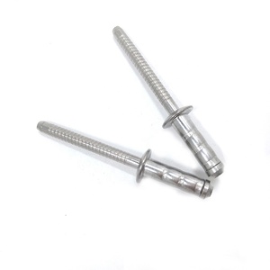 Remaches ciegos tipo agarre múltiple Huck de alta resistencia, cabeza de domo, remaches <span class=keywords><strong>Avex</strong></span> Pop de doble agarre en panel solar con alta estabilidad - Product Image 5