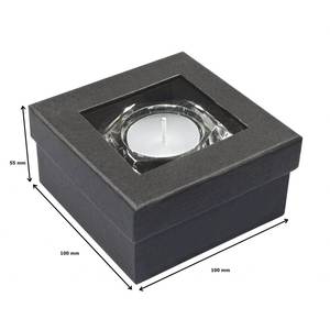 Porte-bougie en verre transparent hexagonal pour bougies chauffe-plat, luminaire décoratif pour la maison - Product Image 3