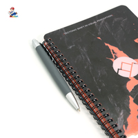 Carnets à spirale A5 personnalisés en gros, couverture rigide florale, journal intime, papier, couverture PVC, cadeaux scolaires, boîte, logo personnalisé