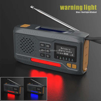 DAB+ FM Mobiele Dynamo-aangedreven radio met zonne-energie, batterijen, zaklamp, noodradio met EWF LED en USB-voeding