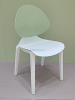 Chaises de bureau ergonomiques bleues confortables à quatre pieds pour usage domestique, à prix abordable