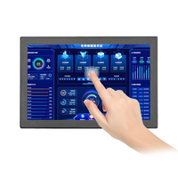 Écran tactile LCD industriel mural en métal VESA, format ouvert, 10,11, 1,6, 13,3, 15,6, 18,5, 21,5, 23,8 pouces, 4:3/16:9