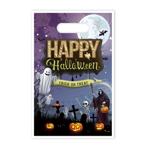 Bolsas de Regalo Decorativas de Estilo Festivo de Material PE para Halloween y Navidad, Bolsas de Mano - Product Image 4
