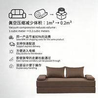 Sofá Modular Comprimido de Venta al por Mayor con Diseño Clásico, Sofá Cama Multifuncional para Sala de Estar y Apartamento