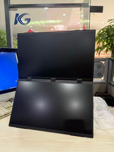 Moniteur portable pliable à double écran IPS LED 18,5 pouces, double FHD 100 Hz, 100 % SRGB, pour ordinateurs portables, bureau extérieur - Product Image 3