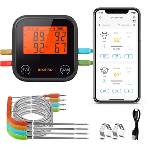 <span class=keywords><strong>INKBIRD</strong></span> <span class=keywords><strong>barbecue</strong></span> extérieur wifi Bluetooth <span class=keywords><strong>thermomètre</strong></span> bi-mode IDT-34E-BW - Product Image 2