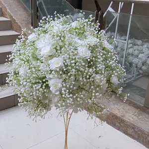 厂家批发婴儿呼吸花球用于婚礼中心装饰