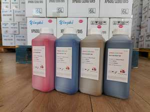 Tinta solvente ecológica Yinghe, tinta solvente ecológica para exteriores de alta calidad al por mayor compatible con impresora de inyección de tinta EPN I3200/DX5/XP600 - Product Image 4