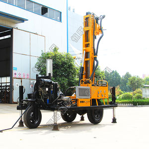 แท่นขุดเจาะน้ำแบบไฮดรอลิกเต็มรูปแบบ พร้อมล้อและระบบลม, เครื่องขุดเจาะ<span class=keywords><strong>น้ำ</strong></span>, แท่นขุดเจาะน้ำใต้ดิน - Product Image 3