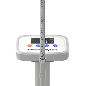 เครื่องวัดส่วนสูงเด็กและผู้ใหญ่ 70-190 ซม. รับน้ำหนักได้ 200 กก. รุ่น GYS-815A สำหรับใช้ในบ้าน ความแม่นยำ 0.5 ซม. 10 กรัม โครงสร้าง ABS+โลหะ+กระจก - Product Image 1