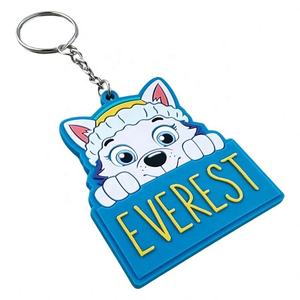 <span class=keywords><strong>Llavero</strong></span> de PVC 3D Suave y Duradero, Anillo con Personajes Personalizados, Estilo Animal, Everest, Skye, <span class=keywords><strong>Marshall</strong></span>, Rubble, Anime - Product Image 2