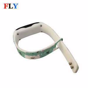 2024 Sport Bracelet Fleur Motif Poignet Enfants Led Montre Silicone Plastique Enfants Unisexe Couleur Dessin Animé LED montre numérique - Product Image 2