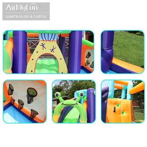 AirMyFun Cầu Trượt Bơm Hơi Bạt Lò Xo Bơm Hơi Cho Trẻ Em Cầu Trượt Nước Bơm Hơi Lâu Đài Chống Nước Cho Bữa Tiệc Ngoài Trời - Product Image 5