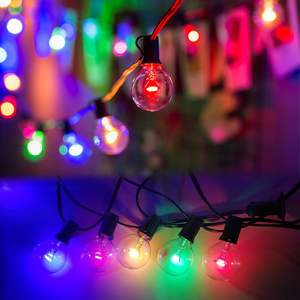 <span class=keywords><strong>Guirlande</strong></span> lumineuse d'<span class=keywords><strong>ampoule</strong></span> à boule G40 de 25 pieds et 50 pieds, <span class=keywords><strong>guirlande</strong></span> de jardin étanche pour l'extérieur, fête de Noël et <span class=keywords><strong>terrasse</strong></span> - Product Image 4