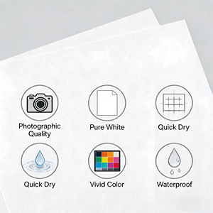 <span class=keywords><strong>กระดาษ</strong></span>ภาพถ่ายอิงค์เจ็ทแบบมันเงา กันน้ำ ขนาด A4 คุณภาพระดับมืออาชีพ ZKJ - <span class=keywords><strong>กระดาษ</strong></span>ภาพถ่ายหนาพิเศษจากเจ้อเจียง สำหรับใช้ในสตูดิโอถ่ายภาพ - Product Image 4