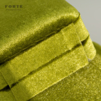 FORTE Collier vert vintage avec logo personnalisé, boîte à bijoux, boîte à bijoux en velours haut de gamme, boîtes à bijoux personnalisées
