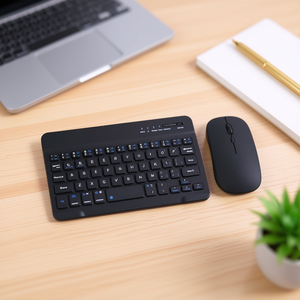 Myrva Mini clavier sans fil mécanique rétroéclairé RGB pour ordinateur portable connexion USB PS2 - Product Image 2