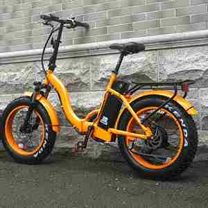 Vélo électrique pliable/pliable avec pneus larges, 48v 1000w, bicyclette motorisée - Product Image 6