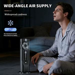 Portable Rechargeable Tower 6-Speed Brushless Motor Misting Fan, 6H Timer & Touch Control, 32.5Cm Compact Air Cooler - Product Image 5