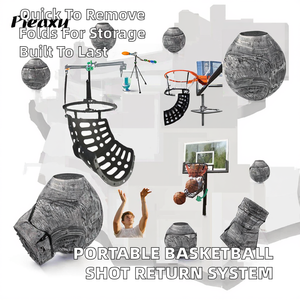 Sistema <span class=keywords><strong>de</strong></span> Entrenamiento <span class=keywords><strong>de</strong></span> Tiro <span class=keywords><strong>de</strong></span> Baloncesto Portátil <span class=keywords><strong>de</strong></span> Alta Calidad, Fácil <span class=keywords><strong>de</strong></span> Desmontar, <span class=keywords><strong>de</strong></span> Nailon/PVC, con Diseño Plegable, Color Negro, Personalizable - Product Image 2