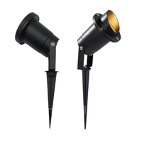 Outdoor IP65 220V 110v LED Garden Spike Light GU10 MR16 Bulb Spotlight Aluminum Body for Landscape and Lawn Lighting