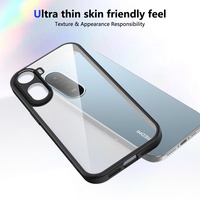 Funda para Xiaomi Redmi A7 Pro 4G / Poco C85x 5G Versión Global, Ultra Delgada, Marco de TPU Suave, Parte Trasera Rígida de PC Transparente