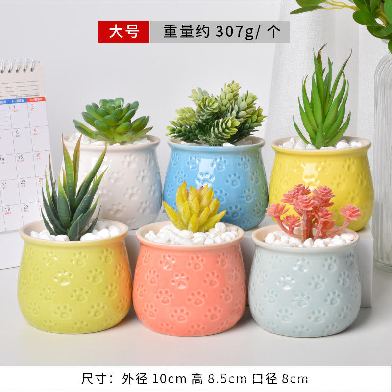 Lumière lumineuse empreinte mélangée 10*10*8.5cm