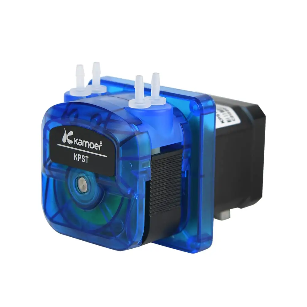 Kamoer KPST Motor Paso a Paso 24V bajo flujo 30 ml/min bomba peristáltica Micro de doble canal de alta precisión