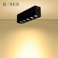 10 ampoules bureau 30W plafond 220v monté en surface COB Spot lumière linéaire projecteur LED