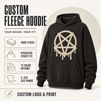 Sweat à capuche unisexe surdimensionné streetwear avec broderie personnalisée, fabrication OEM directe usine, grammage lourd