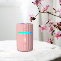 Humidificateur Portable à LED OEM mini 300ml, diffuseur d'huile essentielle d'arôme de brume de pulvérisation h2o, humidificateur d'air USB pour voiture